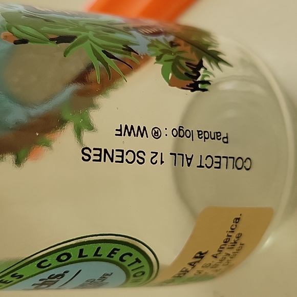 VTG WELCH JELLY SPECTACLED BEAR WWF ENDANGERED SPECIES GLASS COLLECTION, 7oz. - Picture 5 of 5
